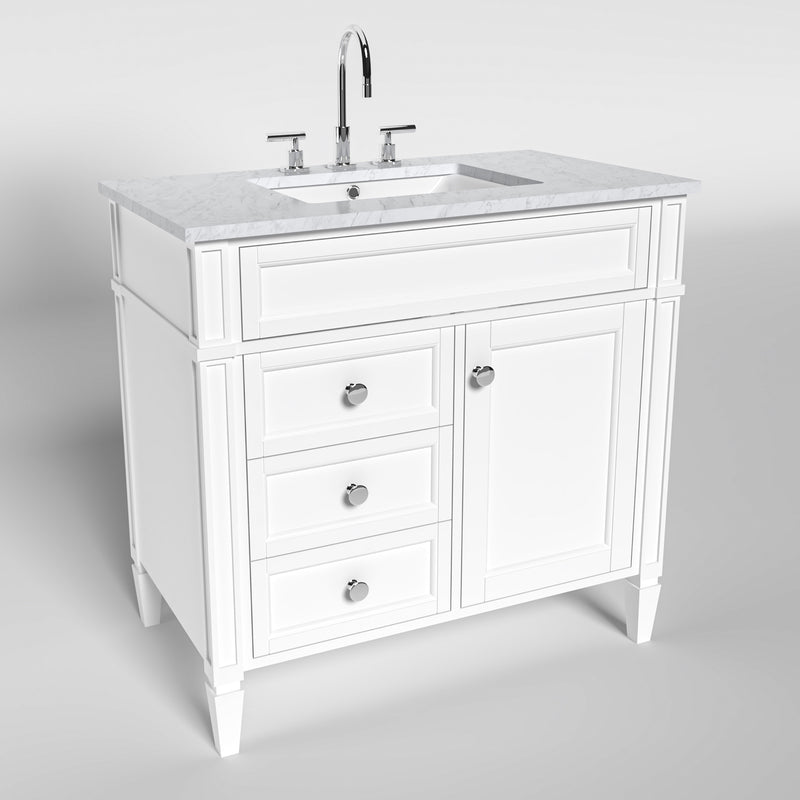 1916  36" Bathroom Vanity Cabinet Set