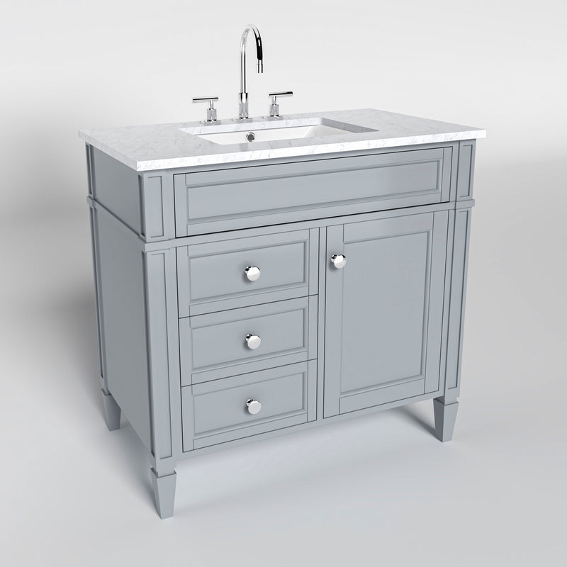 1916  36" Bathroom Vanity Cabinet Set