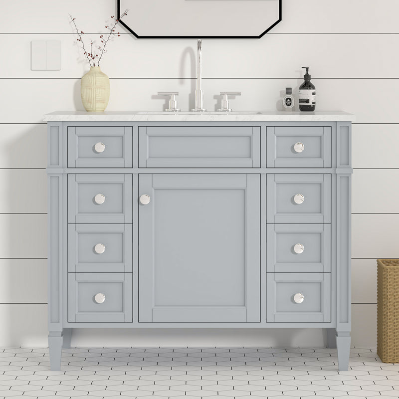 1916  42" Bathroom Vanity Cabinet Set